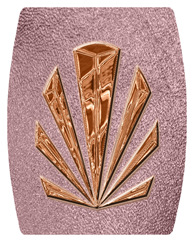 DAREC 602 CP SH OR Copper Sunburst Shimmer Orchid Background